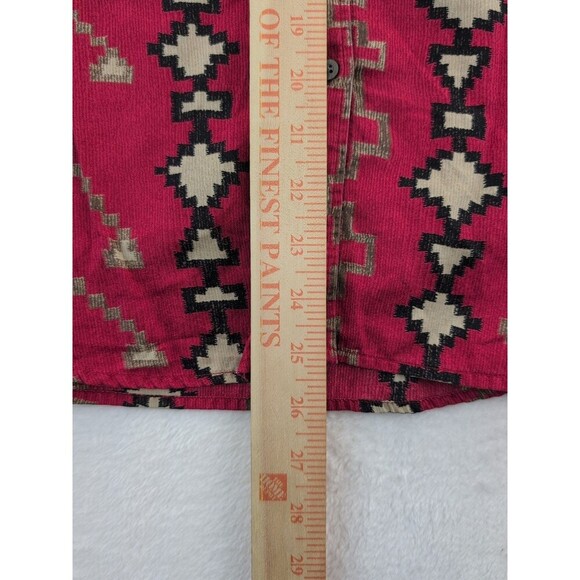 Lauren Ralph Lauren Aztec Southwestern Blouse Womens Large Collared Neck - Picture 13 of 14